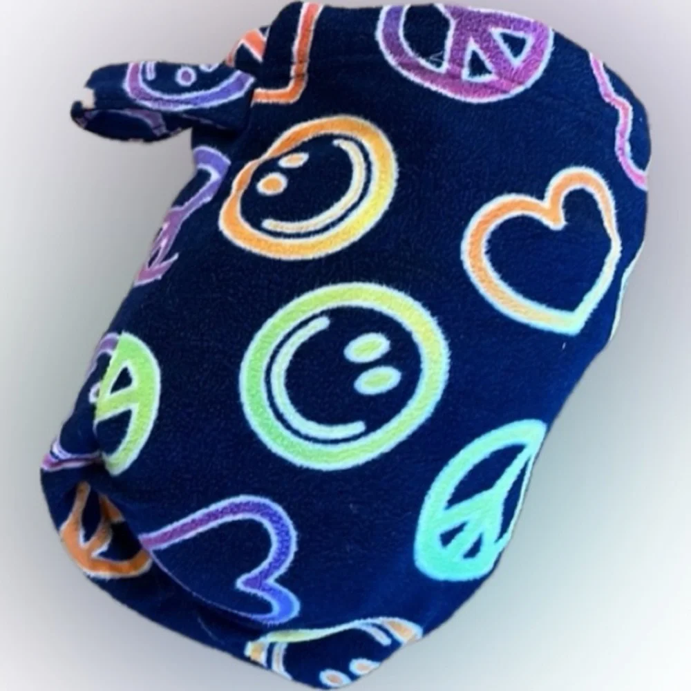 Girls ☮️ Tween Snuggie PEACE ✌🏼 blue purple  47